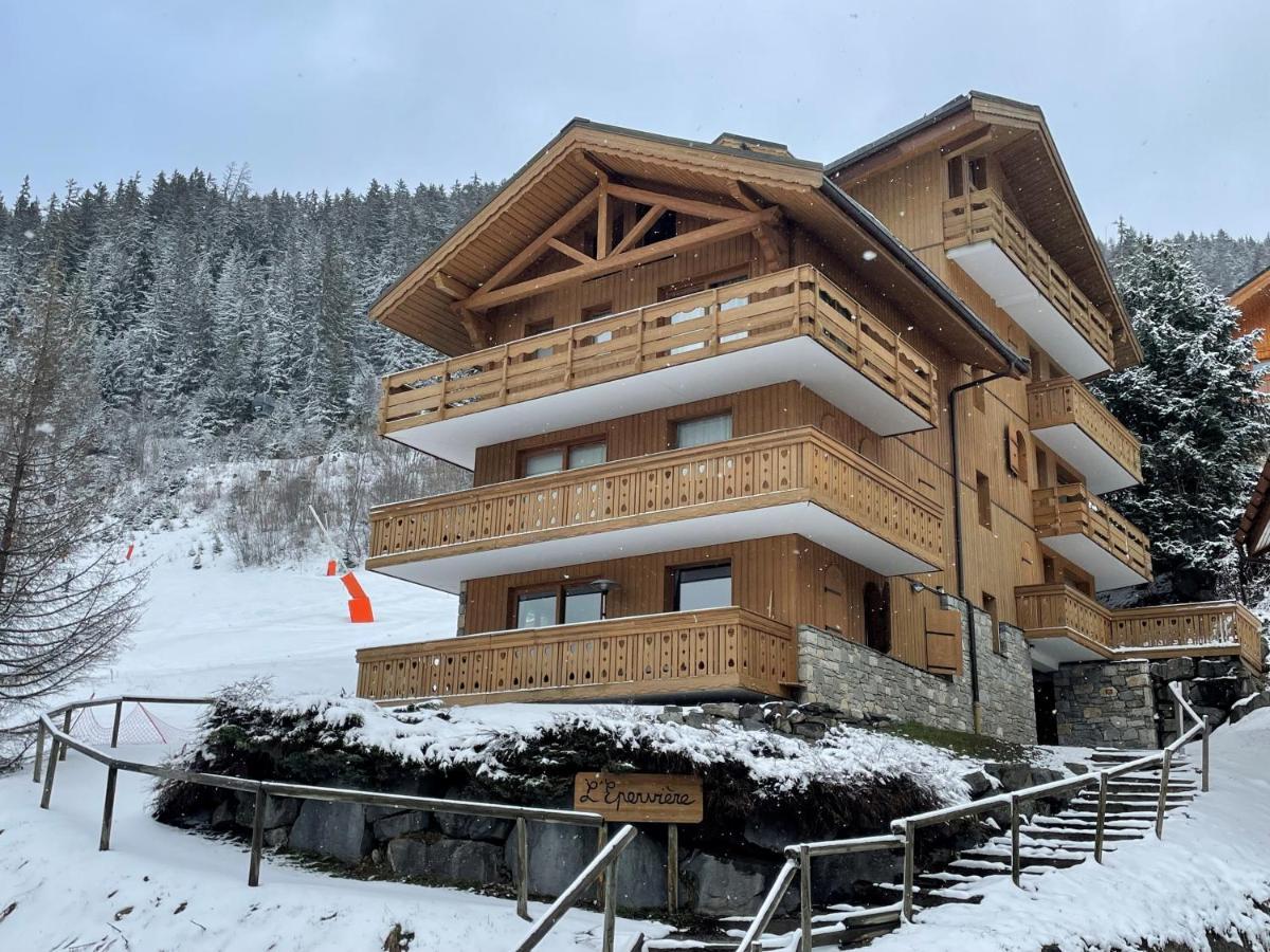 Meribel Centre La Chaudanne, Real Ski In And Out, 3 Bedrooms 2 Bathrooms Newly Renovated, Chalet L'Eperviere Exterior photo