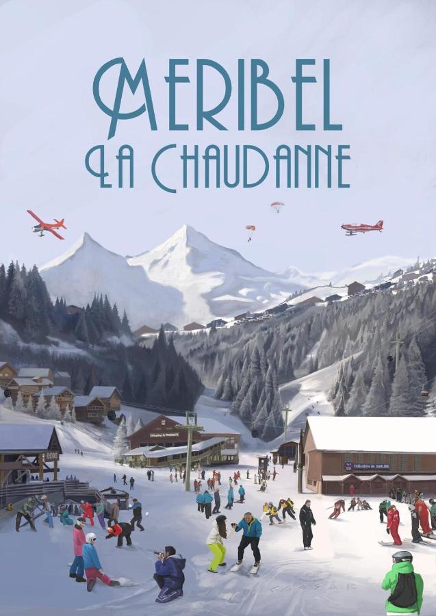 Meribel Centre La Chaudanne, Real Ski In And Out, 3 Bedrooms 2 Bathrooms Newly Renovated, Chalet L'Eperviere Exterior photo