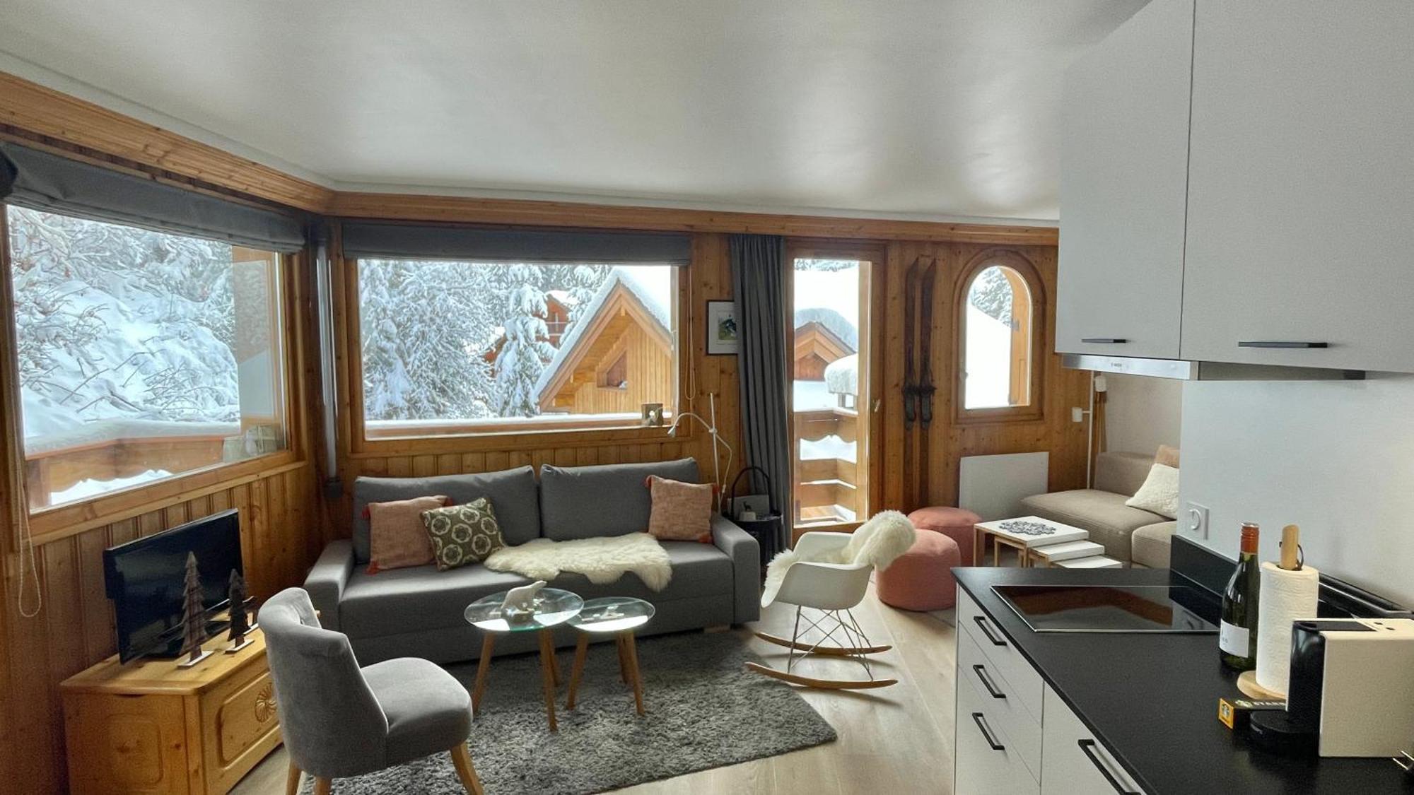 Meribel Centre La Chaudanne, Real Ski In And Out, 3 Bedrooms 2 Bathrooms Newly Renovated, Chalet L'Eperviere Exterior photo