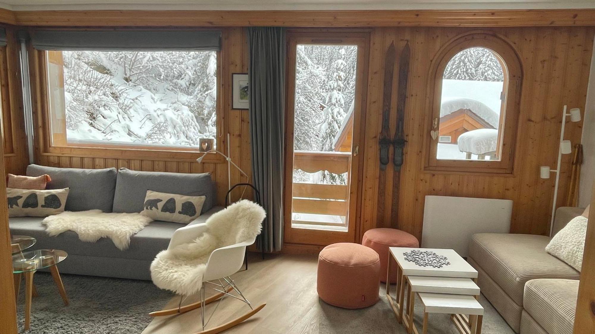 Meribel Centre La Chaudanne, Real Ski In And Out, 3 Bedrooms 2 Bathrooms Newly Renovated, Chalet L'Eperviere Exterior photo